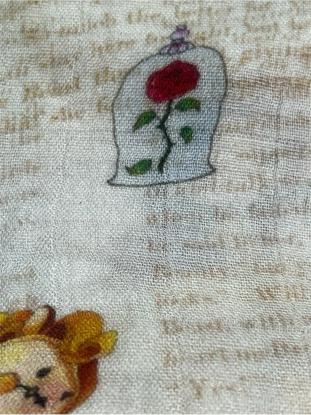 Sweet Bella Sue Beauty & the Beast bamboo blend kids blanket